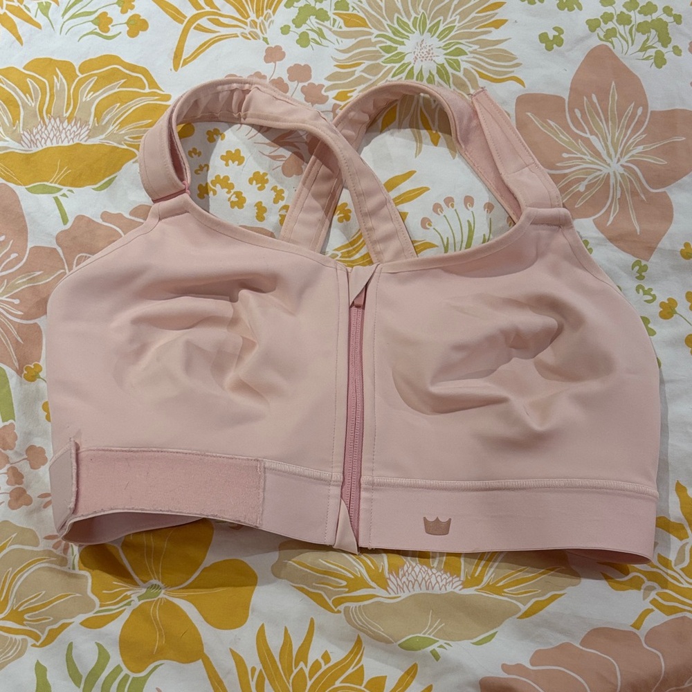 SHEFIT Blush Pink Adjustable Sports Bra